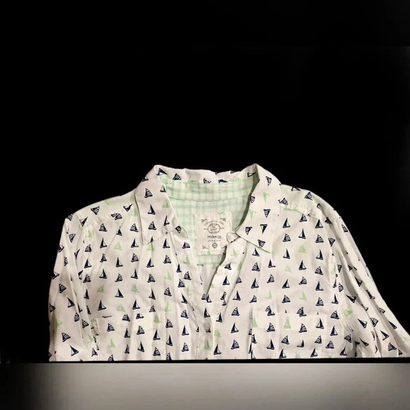 Style & Co, Size Petite XL, White Button-Down Graphic Longsleeve - Picture 6 of 15